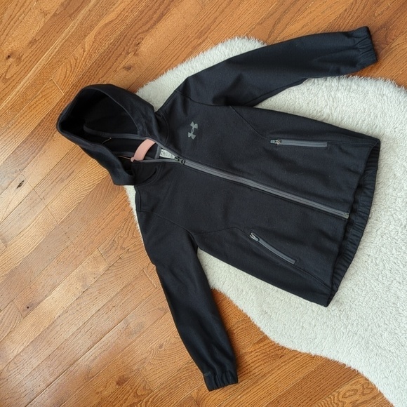 UNDER ARMOUR  lightweight hooded girls storm jacket xs - Picture 4 of 10
